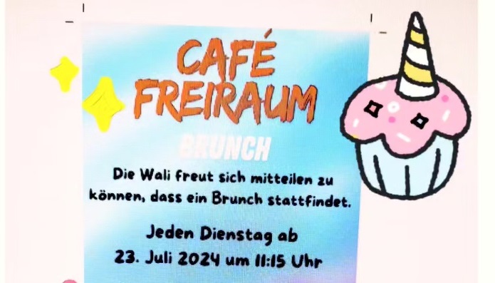 Jetzt auch Brunch im „Freiraum“: jeden Dienstag ein leckeres Buffett im Café