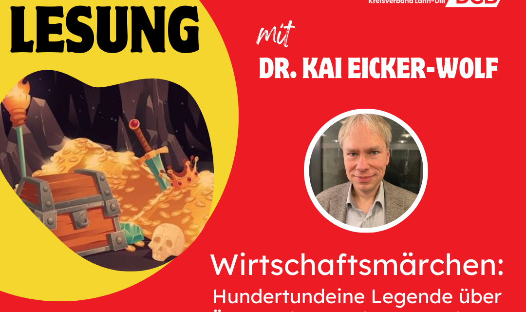 75 Jahre DGB – Einladung: Lesung am 15. Oktober 2024