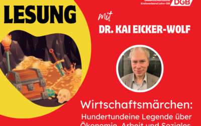 75 Jahre DGB – Einladung: Lesung am 15. Oktober 2024