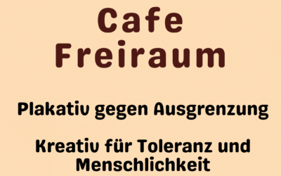 Einladung zur Ausstellungseröffnung am 17. Oktober von 14 bis 17 Uhr im Café Freiraum